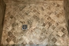 Diamond-Tile-Installation-for-Shower-Floor